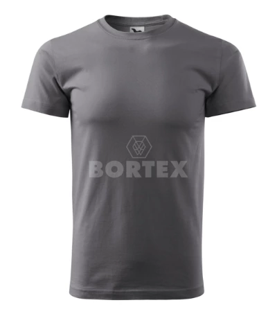 Pánske tričko BASIC - MALFINI - veľkosť 4XL (oceľovo sivá)