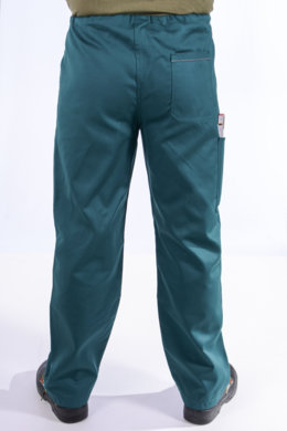 Nohavice na šnúrku (zelené) výška 182 - VYROBENÉ NA SLOVENSKU