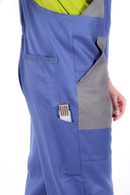 Nohavice trakové farebná kombinácia-pánske (modro-sivé) výška 182 - VYROBENÉ NA SLOVENSKU