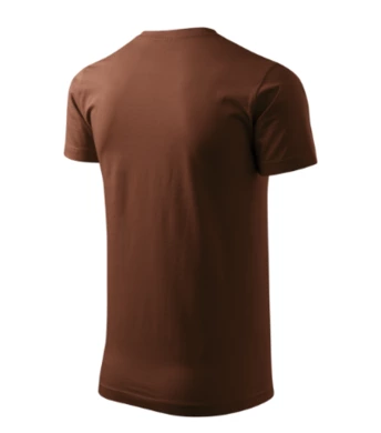 Tričko pánske BASIC -  MALFINI - čokoládová