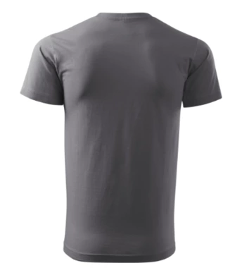 Pánske tričko BASIC - MALFINI - veľkosť 3XL (oceľovo sivá)