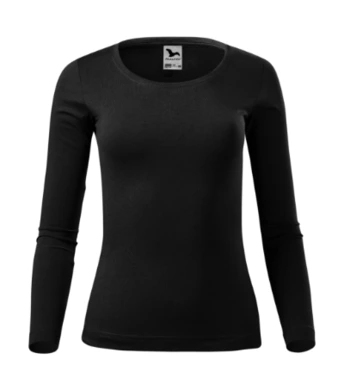 Tričko dámske FIT-T LS (MALFINI) čierne