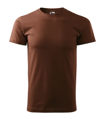 Pánske tričko BASIC - MALFINI - veľkosť 3XL (čokoládová)
