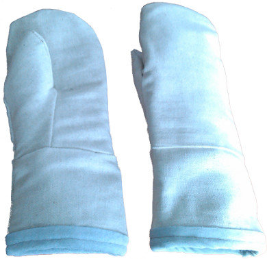 Pekárenské rukavice  - jednopalcové, textilné s vložkou NETEX