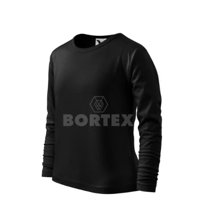 Tričko detské FIT-LS - MALFINI - čierne