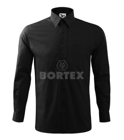 Košeľa pánska  MALFINI-STYLE LS (čierna)