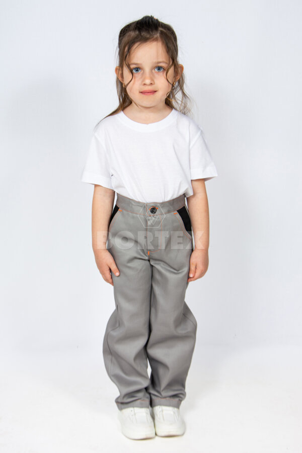 Detské monterkové nohavice – pevný pás - viaceré farebné prevedenia - VYROBENÉ NA SLOVENSKU