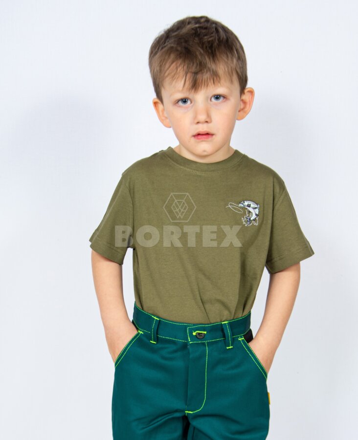 Detské tričko s výšivkou ryba - VYROBENÉ NA SLOVENSKU