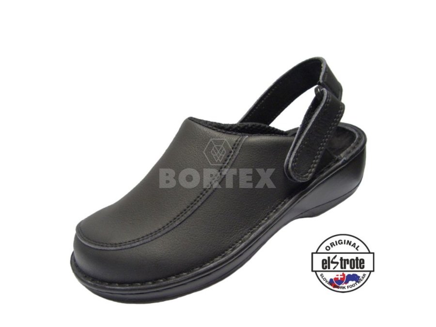 Sandále pracovné HEALTHY-dámske-91 122 A f.60 čierne