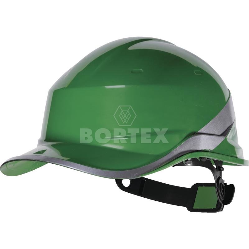 Bezpečnostná prilba v tvare bejzbalovej šiltovky BASEBALL DIAMOND V-zelená