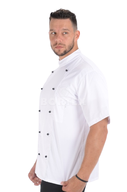 Blúza Karlík bez olemovania-pánsky-krátky rukáv (zmesový materiál) VYROBENÉ NA SLOVENSKU