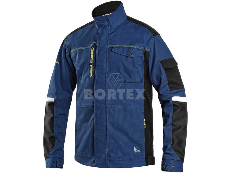 Blúza pánska CXS STRETCH - tm.modrá - čierna