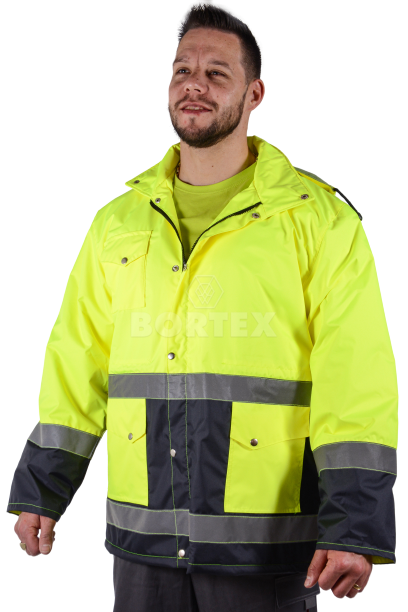 Bunda pracovná JOZEF FŽ pánska - žltá - VYROBENÉ NA SLOVENSKU