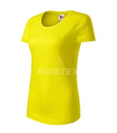 Dámske tričko ORIGIN (MALFINI) - citrónové