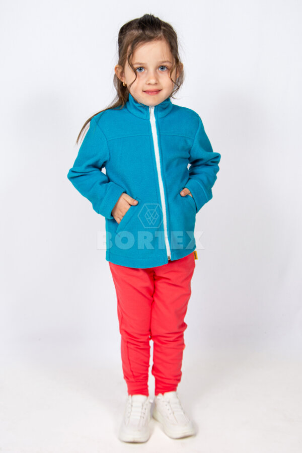 Detská flísová mikina - rôzne farebné prevedenia - aj pre chlapcov a dievčatá - VYROBENÉ NA SLOVENSKU