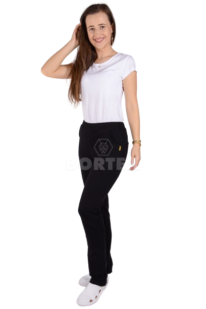 Tepláky Bortex  02 - čierne -  VYROBENÉ NA SLOVENSKU