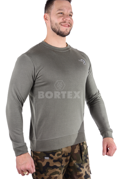 Mikina s výšivkou - ryba