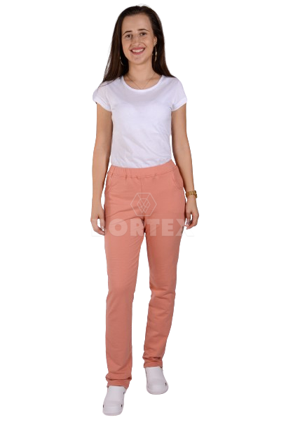 Tepláky Bortex  02 - marhuľové -  VYROBENÉ NA SLOVENSKU