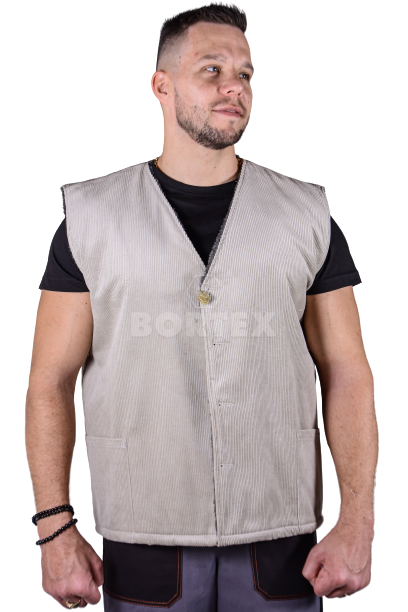 Vesta plyšová - VYROBENÉ NA SLOVENSKU