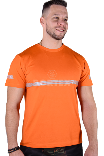 Reflexné tričko - oranžové - veľkosť 3XL