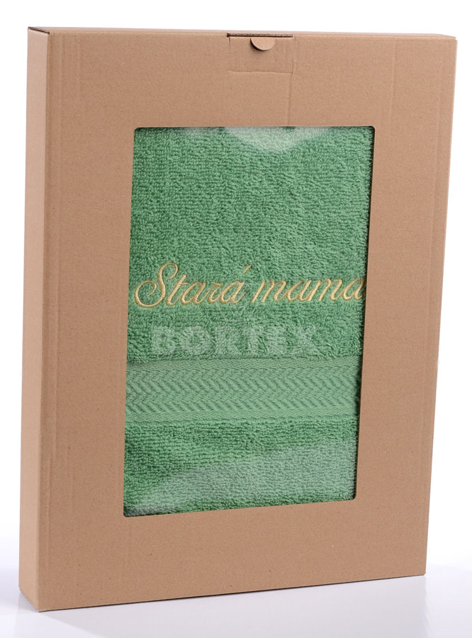 Uterák s výšivkou - Stará mama