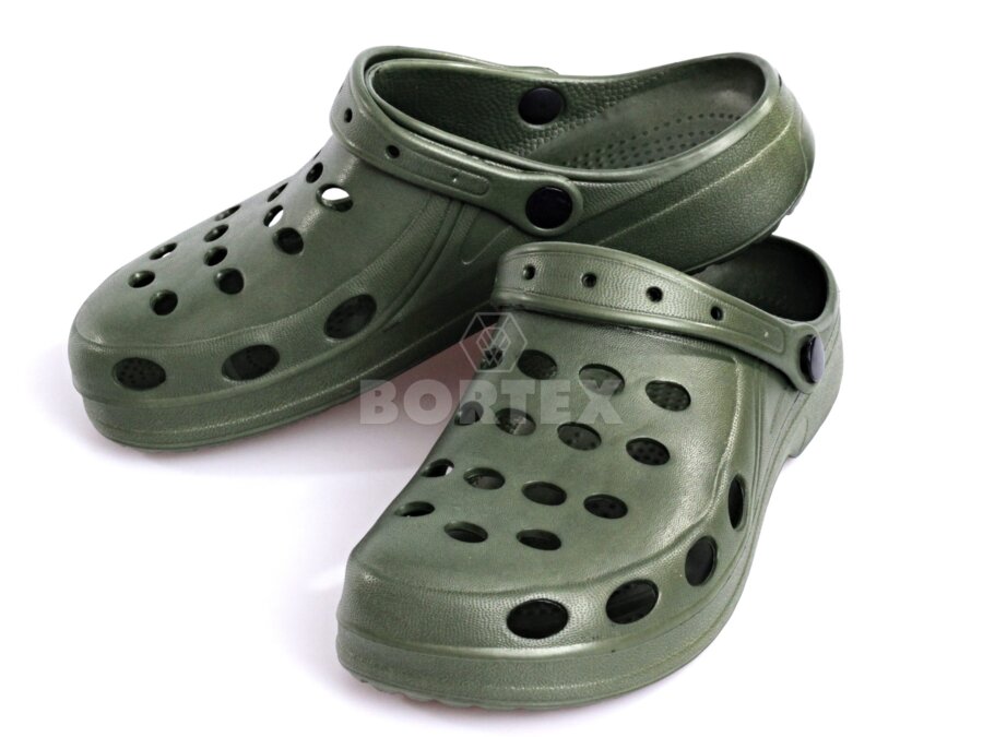 Pánske šľapy 001 (kroksy) - zelené