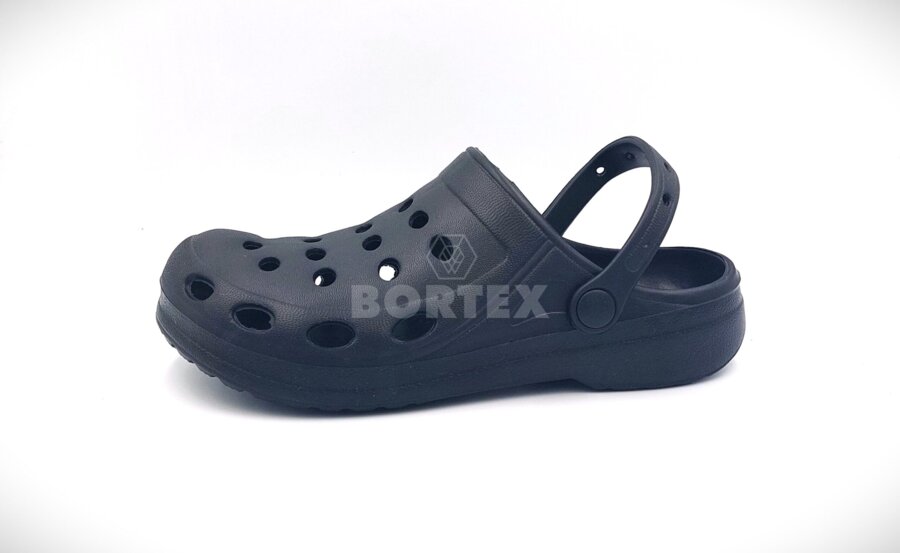 Dámske šľapy 002 (kroksy) - čierne