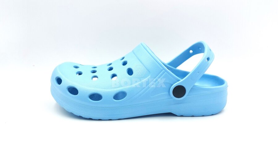 Dámske šľapy 002 (kroksy) - svetlomodré