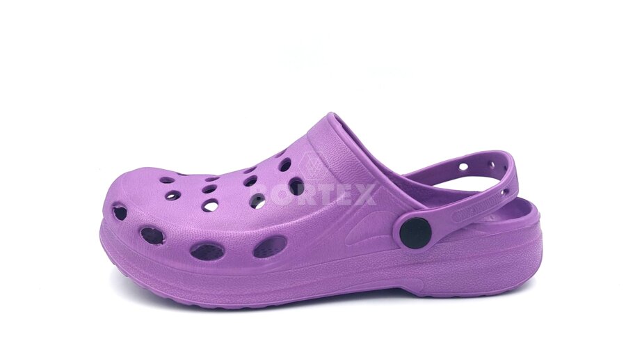Dámske šľapy 002 (kroksy) -  tm.fialové