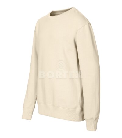 Mikina CREW - detská - MALFINI -  mandľová