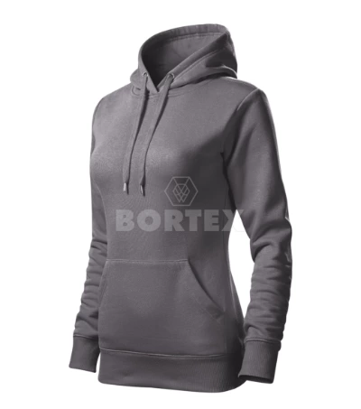 Mikina dámska MALFINI-CAPE (oceľovo sivá)