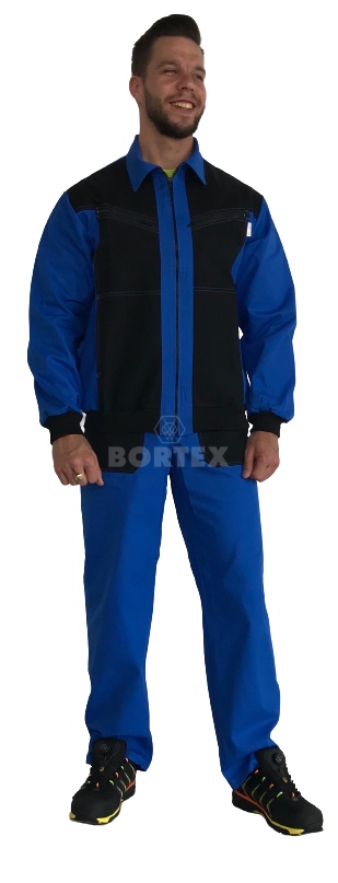 Súprava monterková pánska ELKA,farebná kombinácia - modro-čierna-VYROBENÉ NA SLOVENSKU - AKCIA - DOPREDAJ