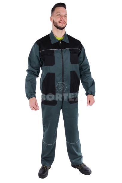 Súprava monterková pánska  MULTI,farebná kombinácia (zeleno-čierna) v.194 - VYROBENÉ NA SLOVENSKU