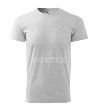 Tričko unisex HEAVY NEW - MALFINI - veľkosť 3XL (sivý melír)