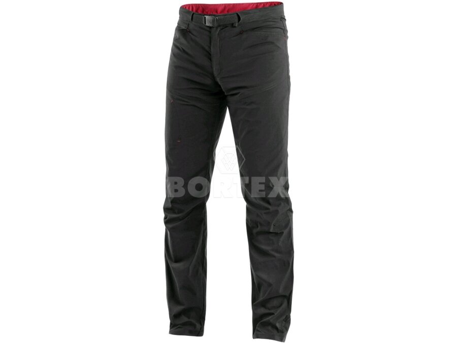 Nohavice na p.p. pánske OREGON CXS - čierna/červená