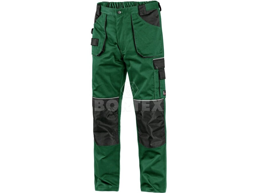 Nohavice na p.p. pánske ORION TEODOR CXS - zelená/čierna