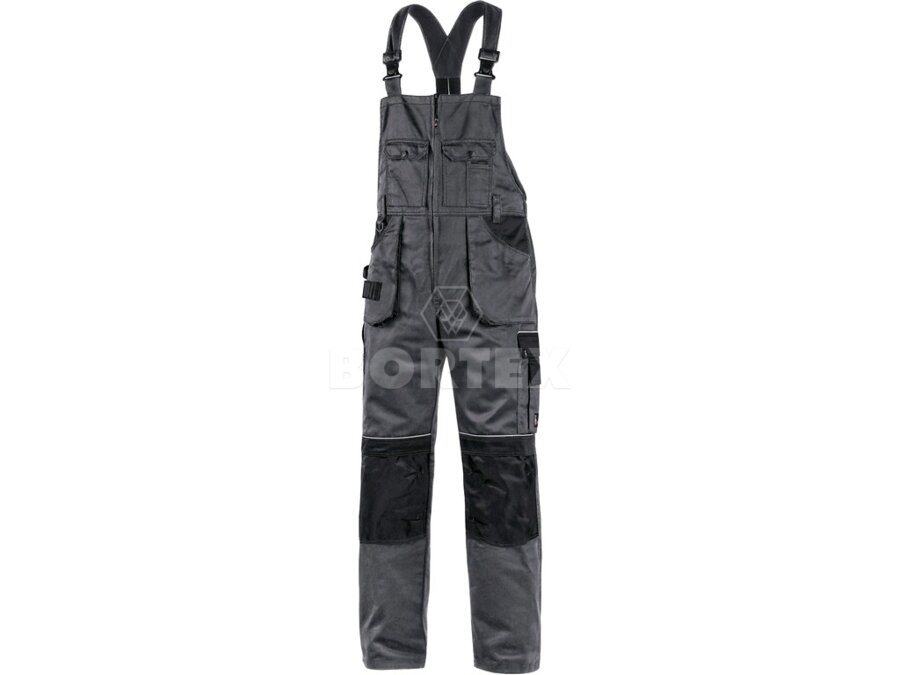 Nohavice na traky pánske ORION KRYŠTOF CXS - šedá/čierna