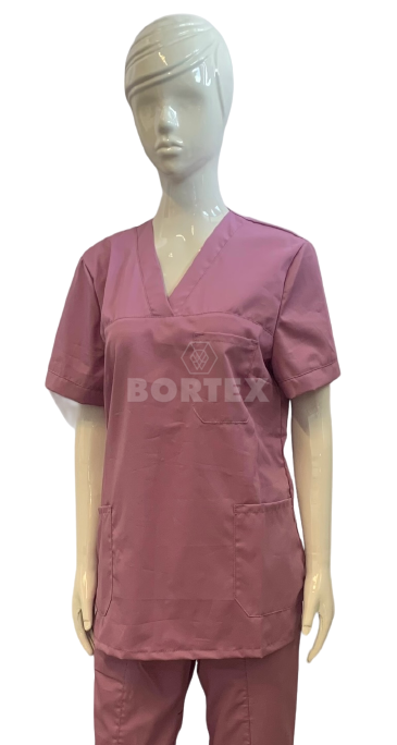 Košeľa chirurgická - dámska - fialová - VYROBENÉ NA SLOVENSKU