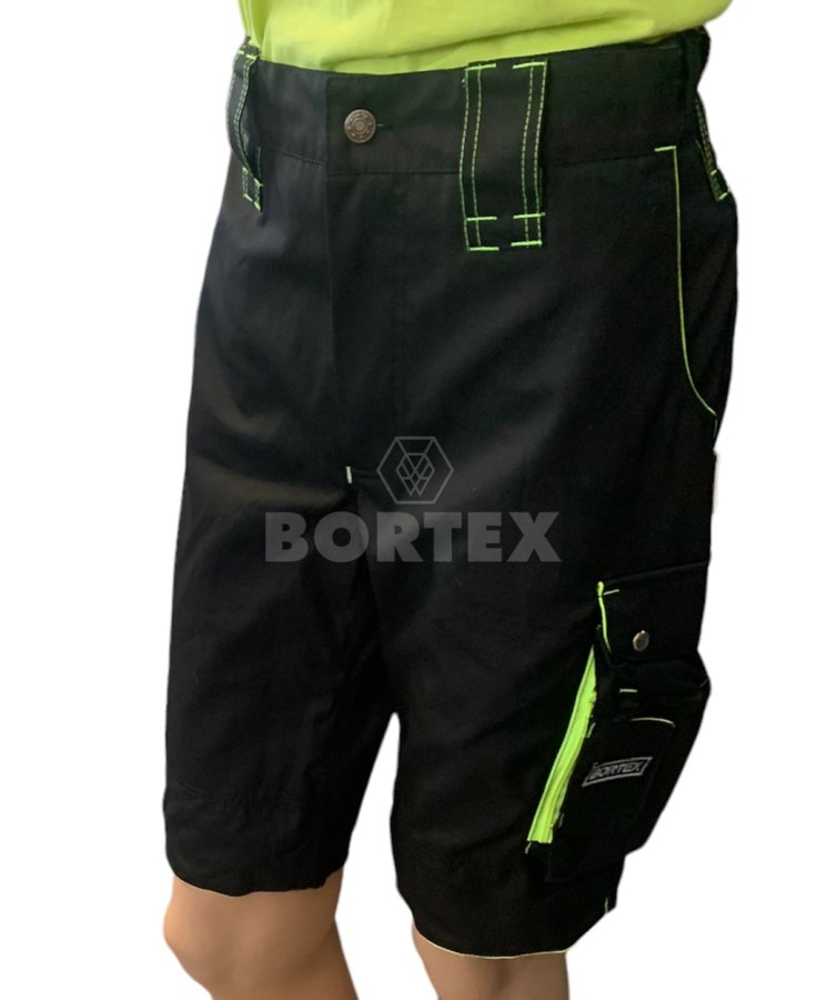 Kraťasy BORTEX - čierne - VYROBENÉ NA SLOVENSKU