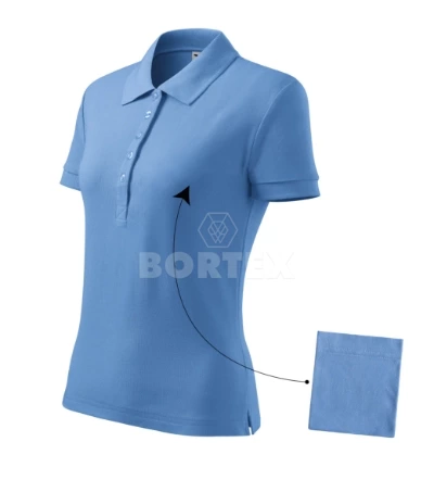 Polokošeľa dámska MALFINI - COTTON - nebeská modrá