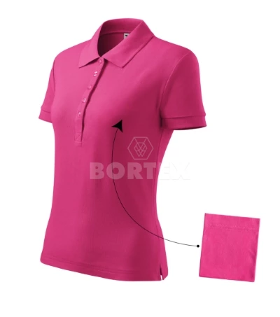 Polokošeľa dámska MALFINI - COTTON - purpurová