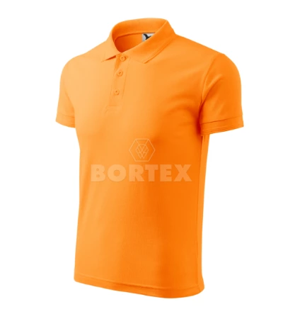 Pánska polokošeľa PIQUE POLO - MALFINI - veľkosť 3XL (mandarínková oranžová)