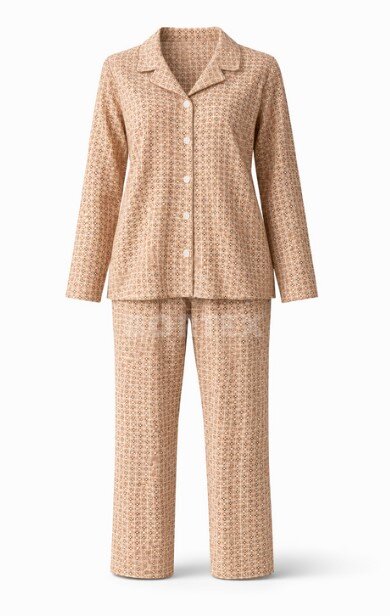 Flanelové pyžamo - dámske  - rôzne vzory -  VYROBENÉ NA SLOVENSKU