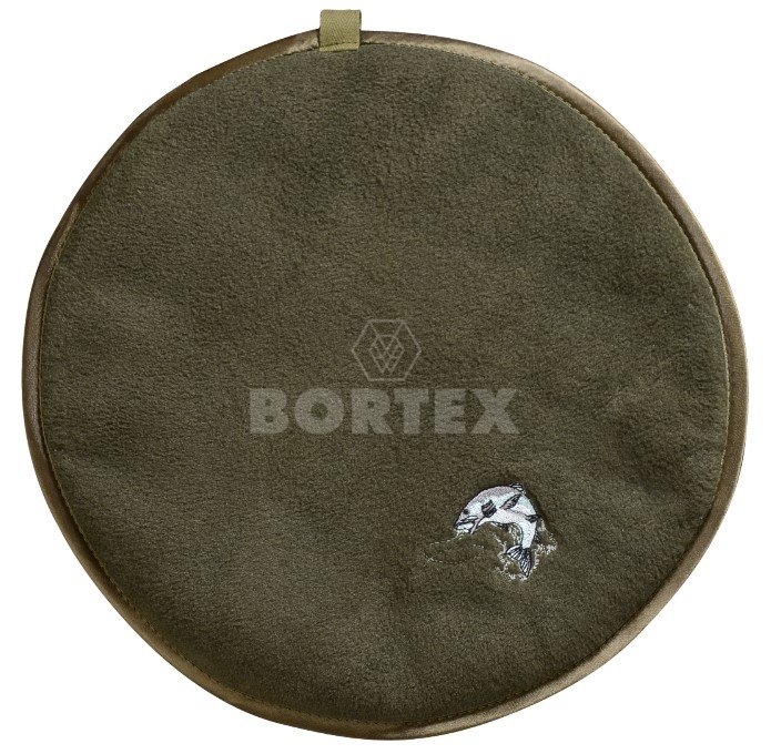 Podsedák s výšivkou ryba (kruh) VYROBENÉ NA SLOVENSKU