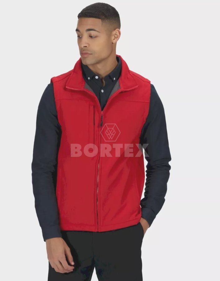 Softshellová vesta flux - červená