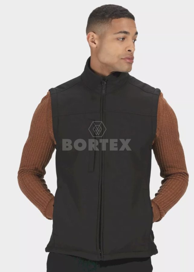 Softshellová vesta Flux - čierna