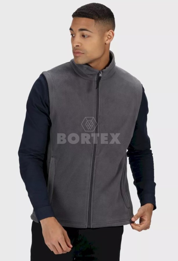 Micro fleece vesta - sivá