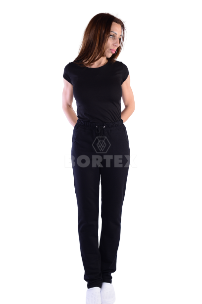 Tepláky Bortex 01 - čierne -  VYROBENÉ NA SLOVENSKU