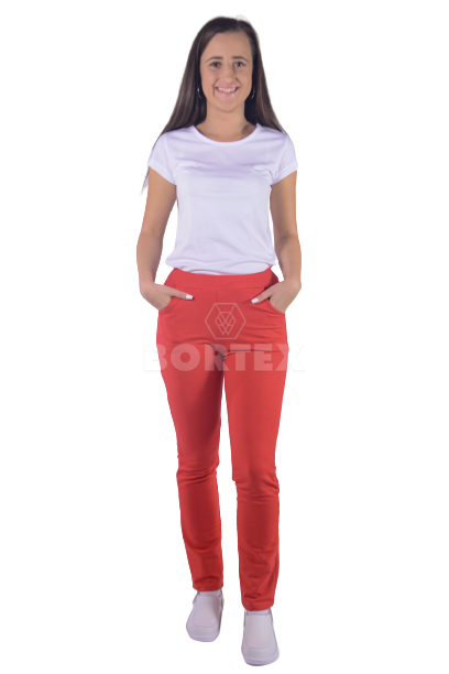 Tepláky Bortex  02 - červené -  VYROBENÉ NA SLOVENSKU