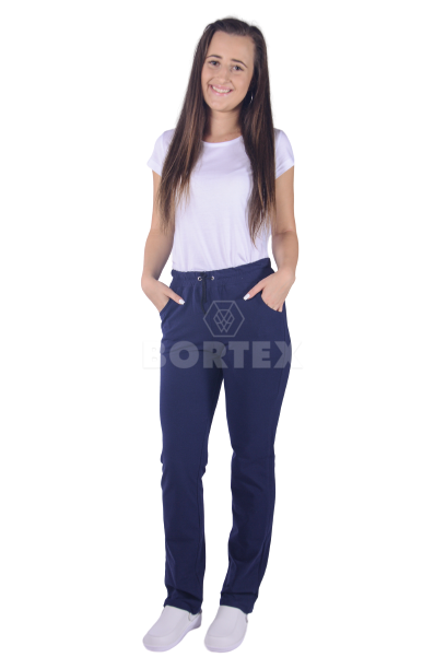 Tepláky Bortex 01 - tm.modré - VYROBENÉ NA SLOVENSKU